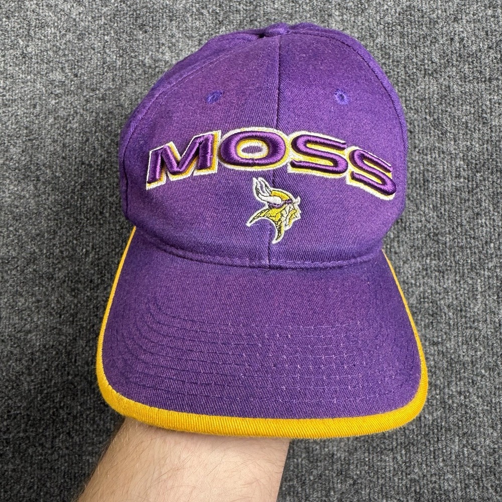Vintage 90's Randy Moss Vikings NFL Baseball Cap No.84 Good Condition